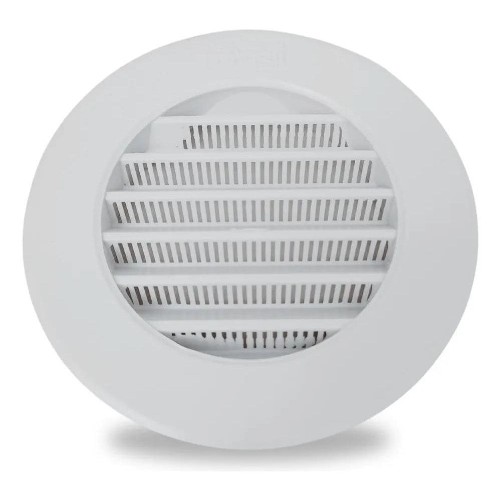 3X Grelha Acabamento Exaustor Coifa Ventilação 100Mm C/Tela