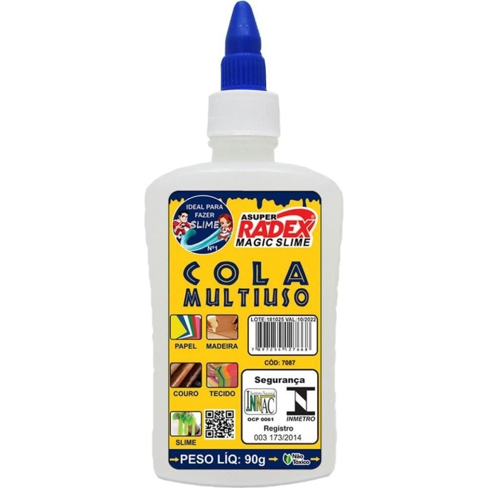 Cola Slime Asuper 90g. 12unid - Radex