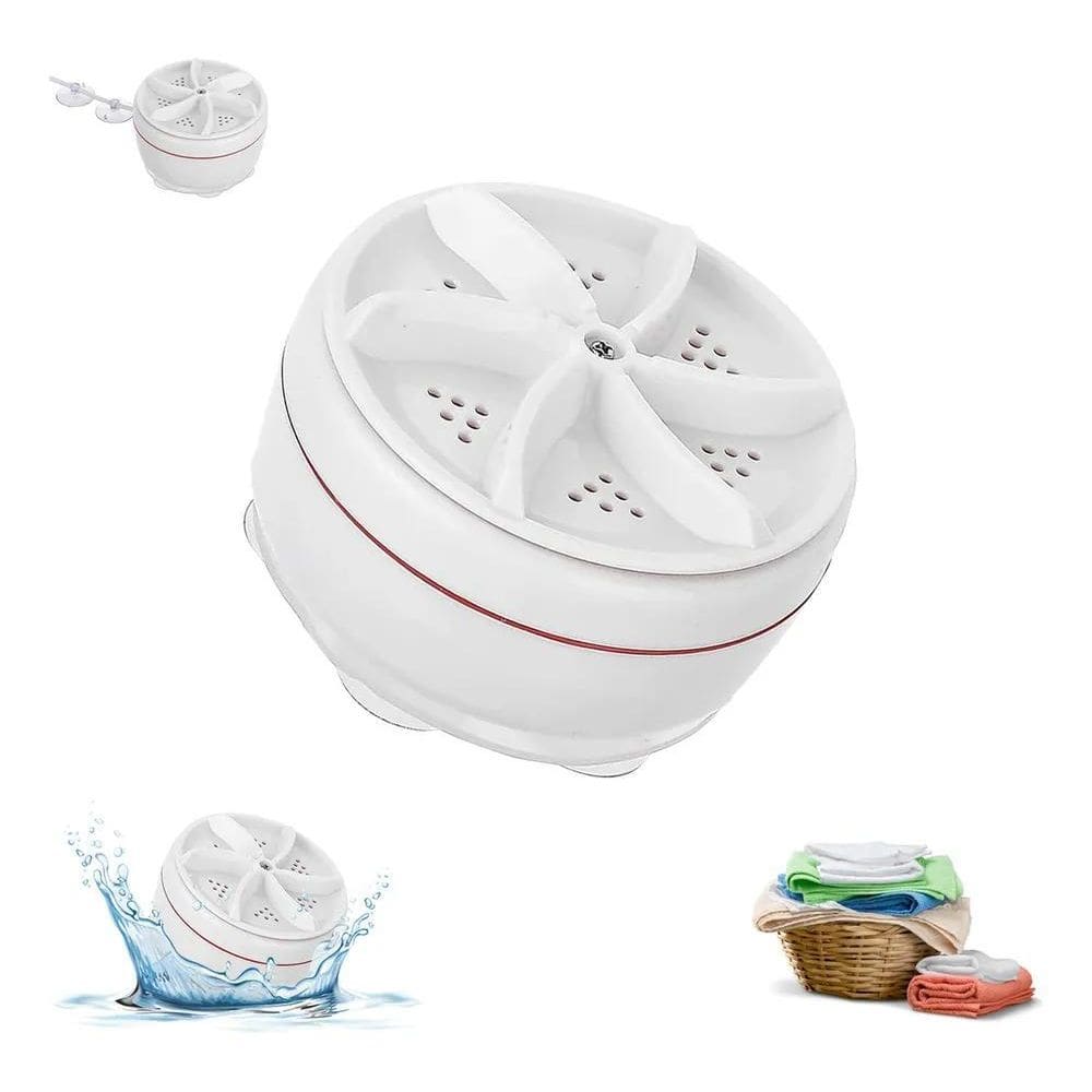 2X Mini Máquina De Lavar Roupas Usb Balde Lavadora Portátil