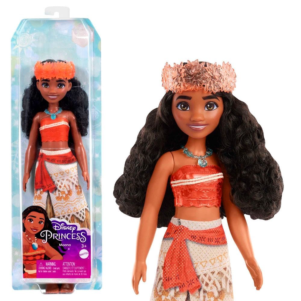 Boneca fashion Mattel Disney Princess Moana com acessório