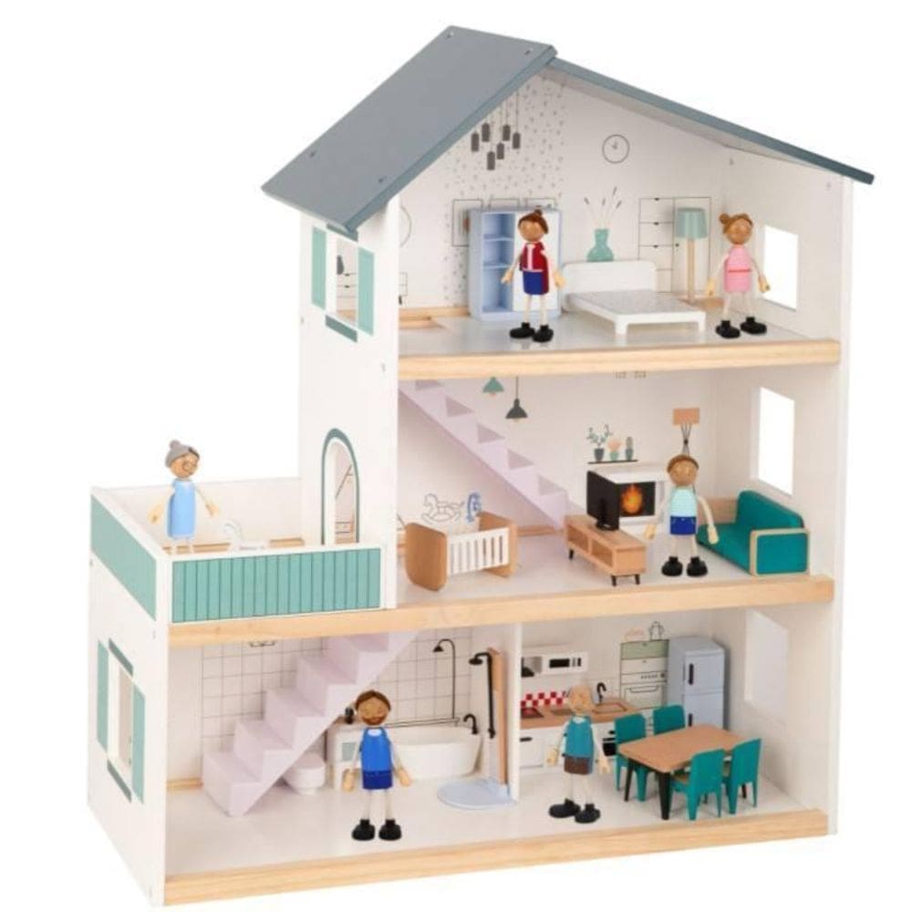 Brinquedo Didático Super Casa De Bonecas Th919