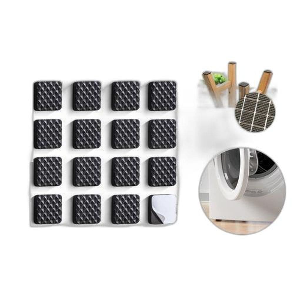 Feltro Adesivo P/Proteção De Moveis Pisos Anti-Riscos 16Un