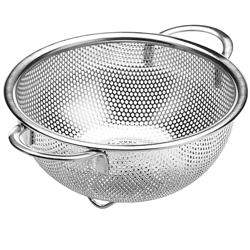 Escorredor Inox Macarrao Massas Legume Fruta Verdura Multiuso Cozinha Residencial Comercial Higienico Versatil