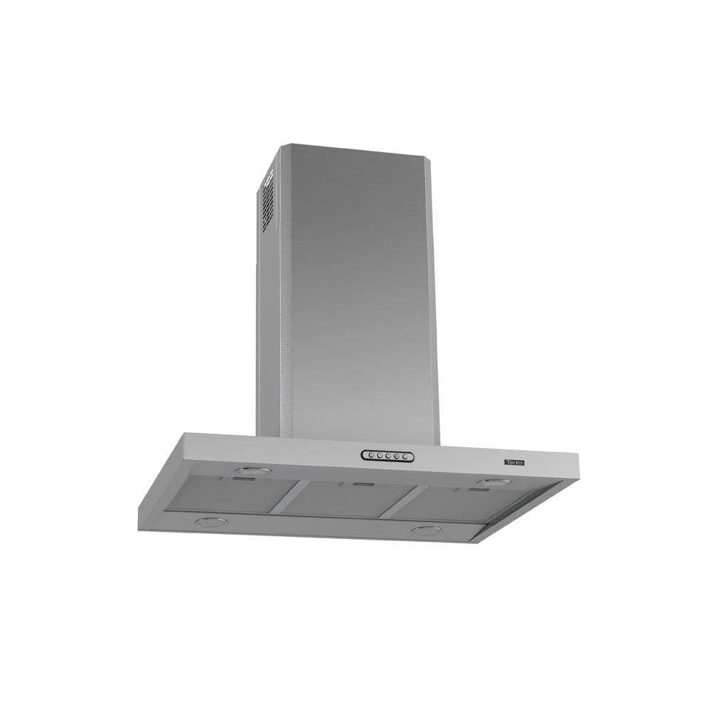 Coifa Ilha 75cm Retangular Terim Inox 110V