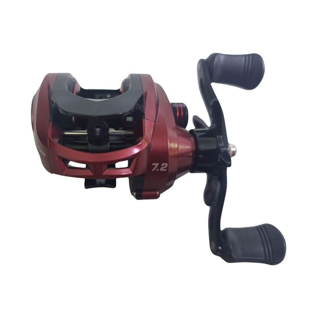 Carretilha Para Pesca Cw Super 6r Cor Azul Manivela Esquerda
