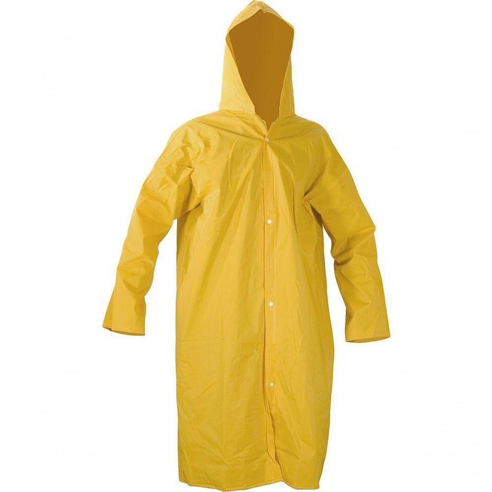 Capa De Chuva Pvc Com Forro Gg Amarela Ca11125 Vonder