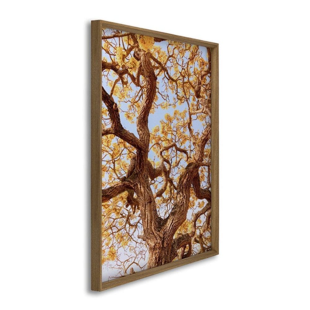 Quadro Decorativo Outono Galhos de Árvore 1 Tela 60x90cm para Escritório Banheiro Hall