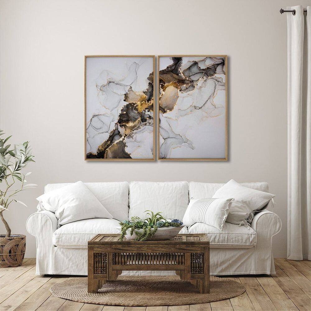 Quadro Decorativo 2 Telas 60x90 para Sala Quarto Escritório