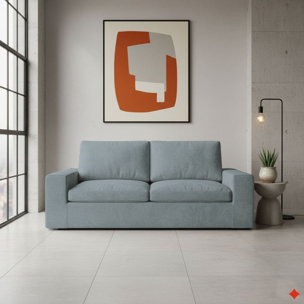 Sofá a Vácuo 2 Lugares 180cm Litus Magic Azul