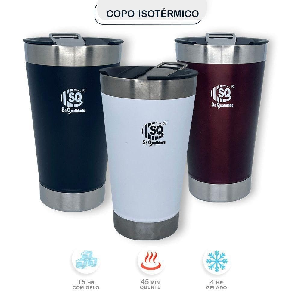 Copo Térmico 500Ml Com Abridor - Lançamento