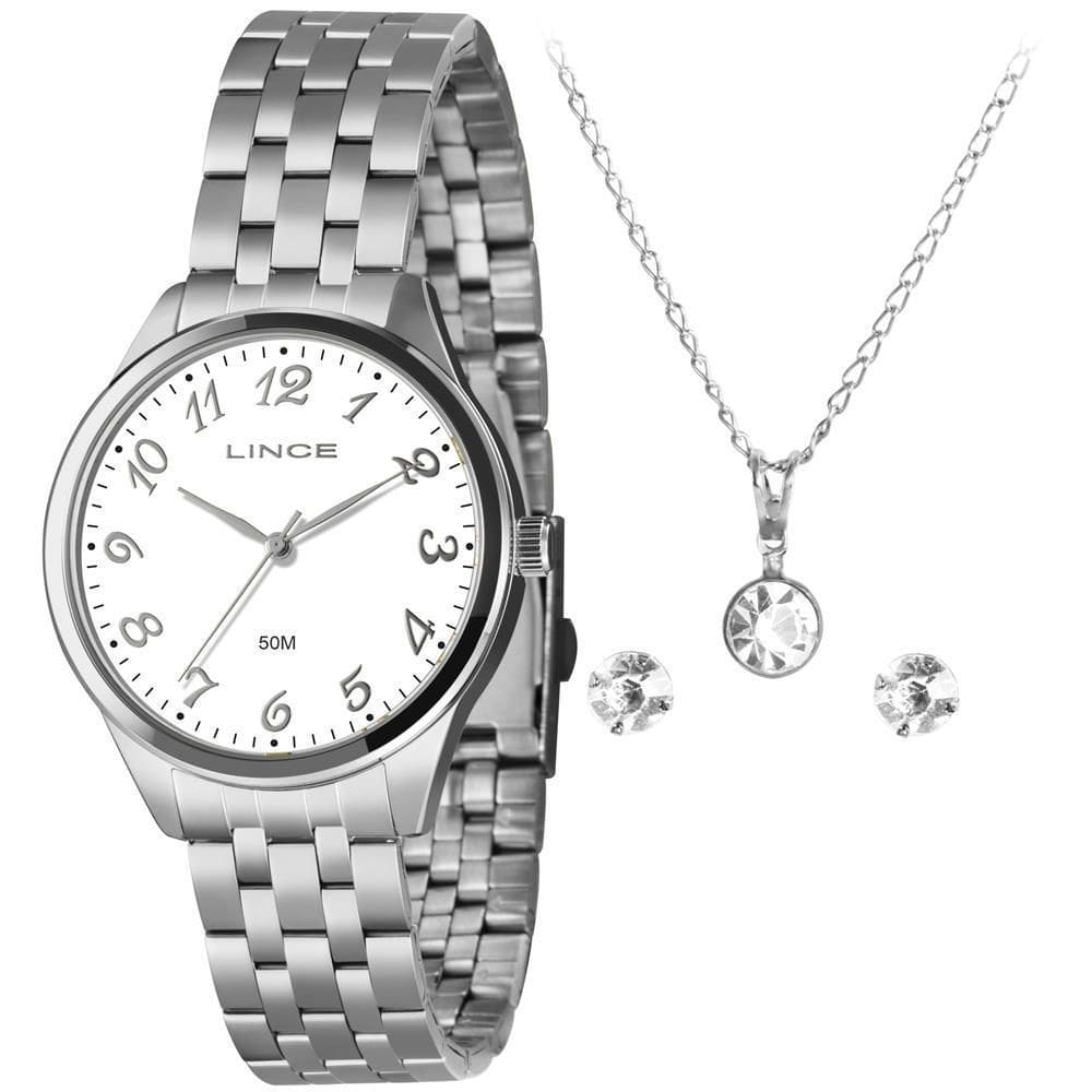 Relógio Lince Feminino Lrm4751L40 K03Db2Sx Prateado Semijóia