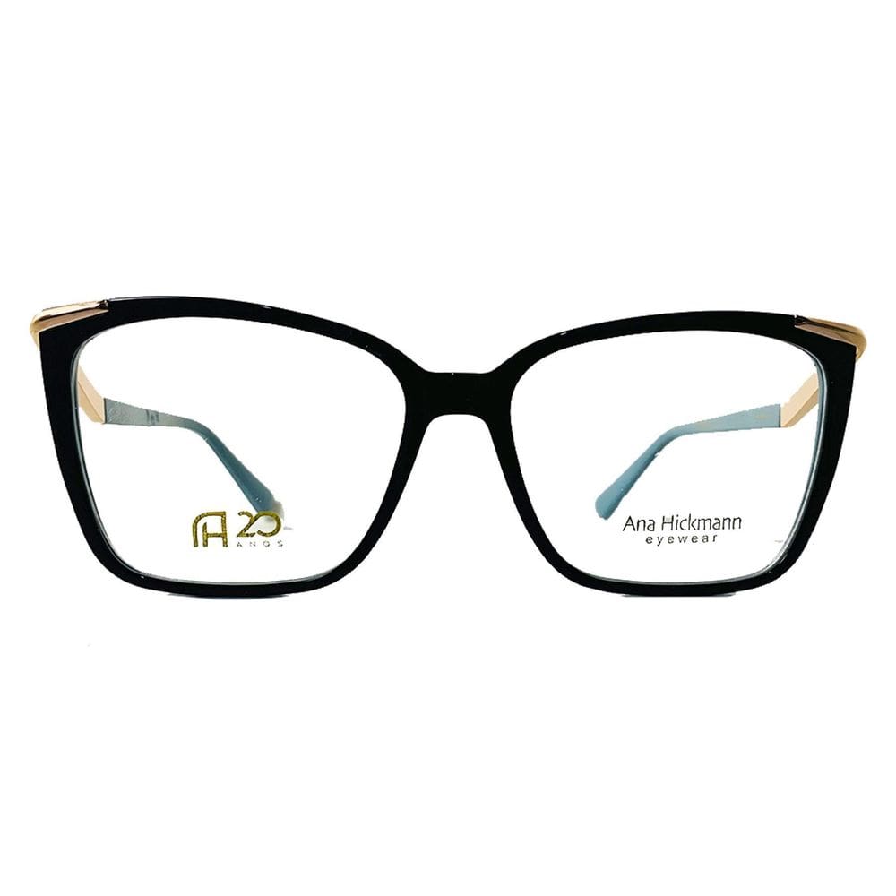 Armação De Óculos Ana Hcikmann Ah60040 - Preto