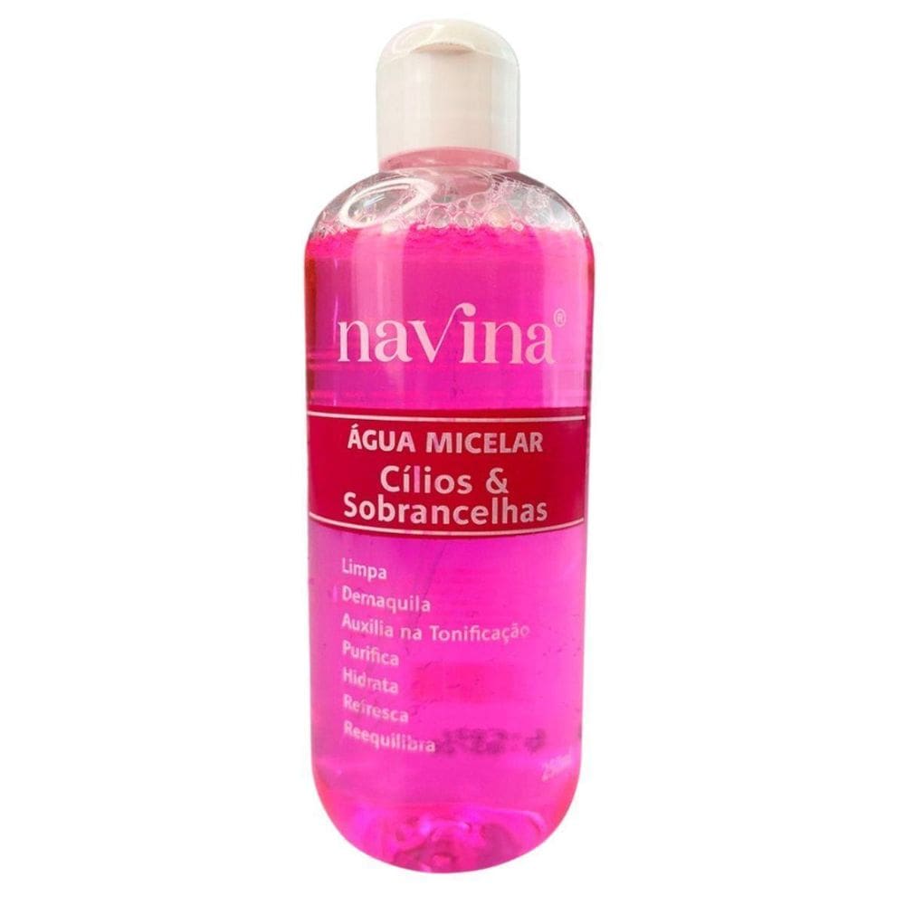 Água Micelar Navina 250Ml Solução De Limpeza 7 Em 1
