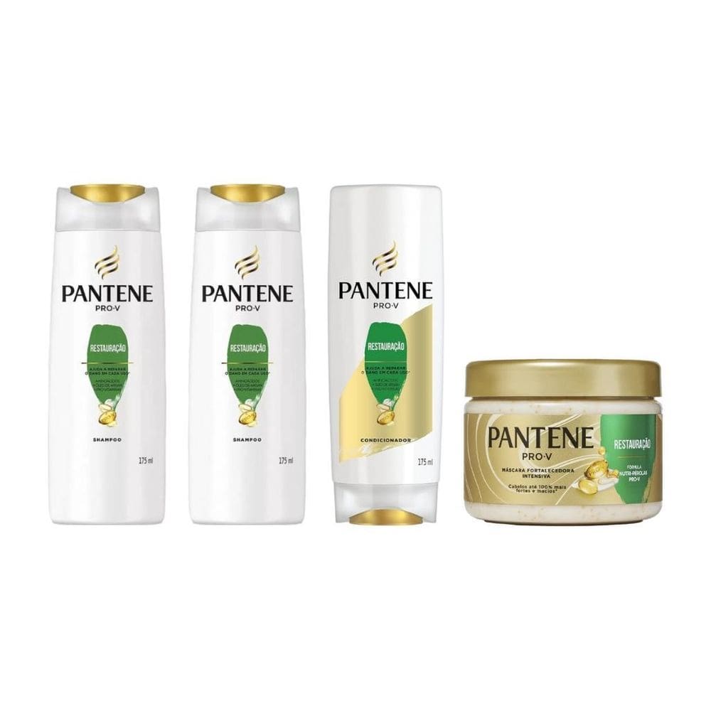Kit Pantene Restauraçao 2 Sh 175Ml + Cond 175Ml + Masc 270G