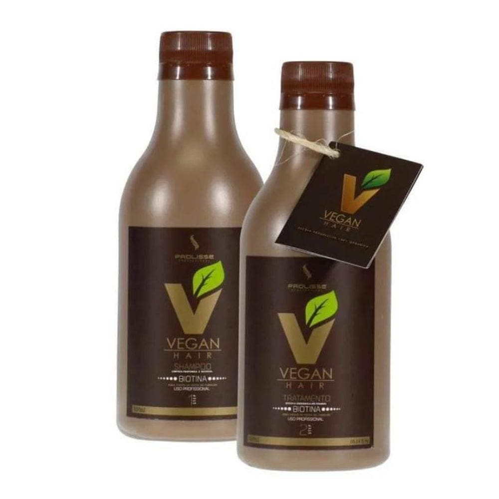 Kit Progressiva Orgânica Vegan Hair Com Biotina Sem Formol