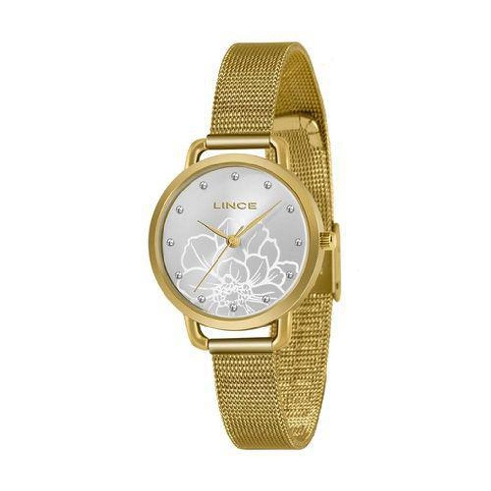 Relógio Lince Analógico Dourado Femininolrgj141L S1Kx