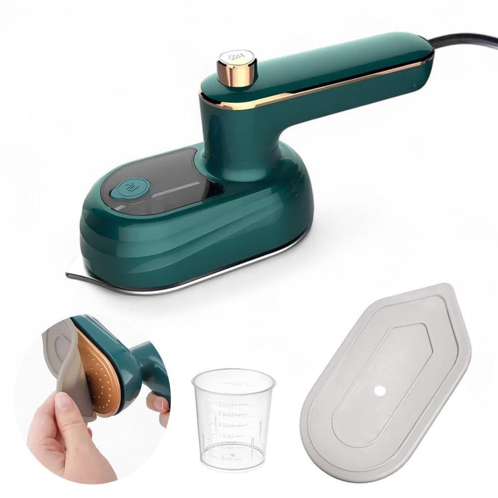 Mini Ferro De Passar Roupa Portátil 220V Compacto - Verde