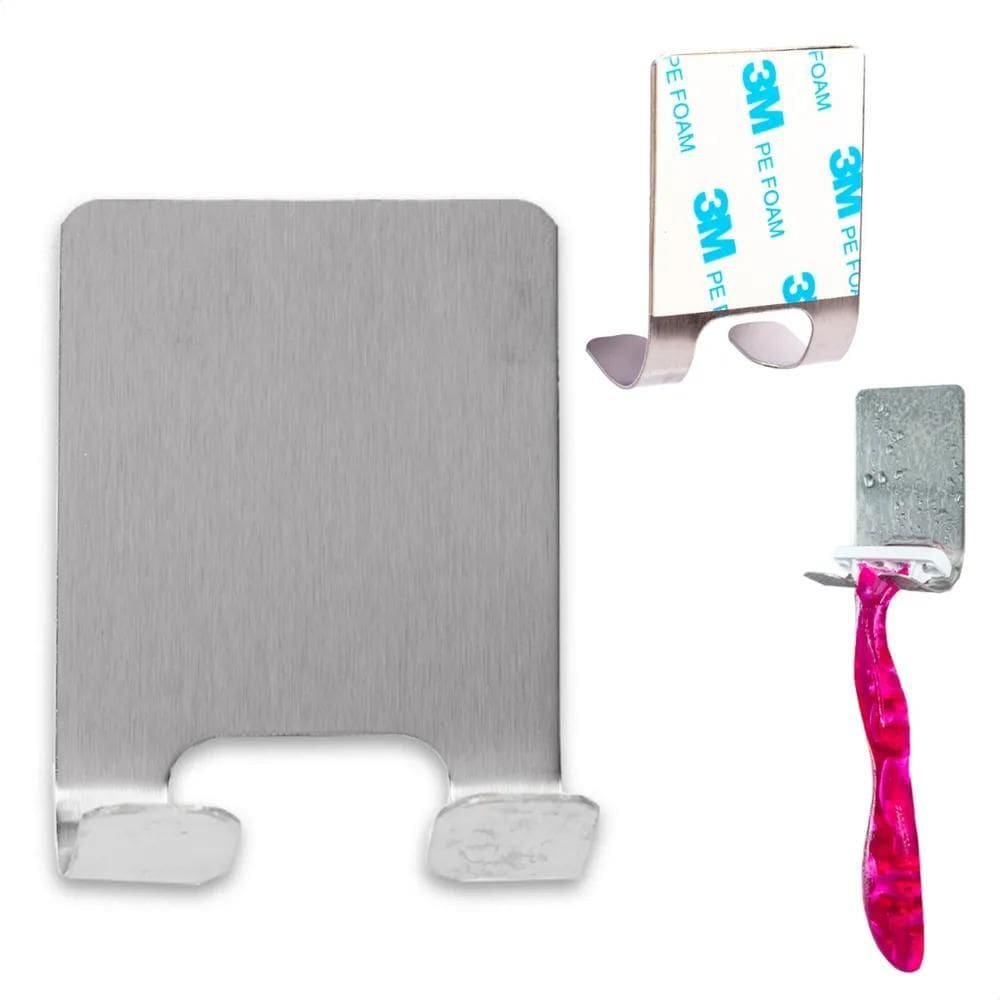 2X Suporte Parede Porta Aparelho Lâmina De Barbear Adesivo I