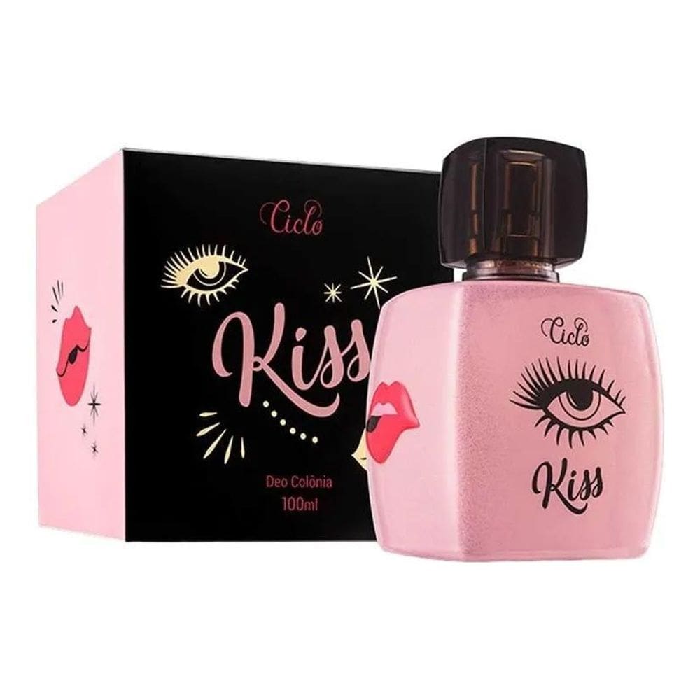 2X Perfume Feminino Ciclo Deo Colônia Kiss 100Ml