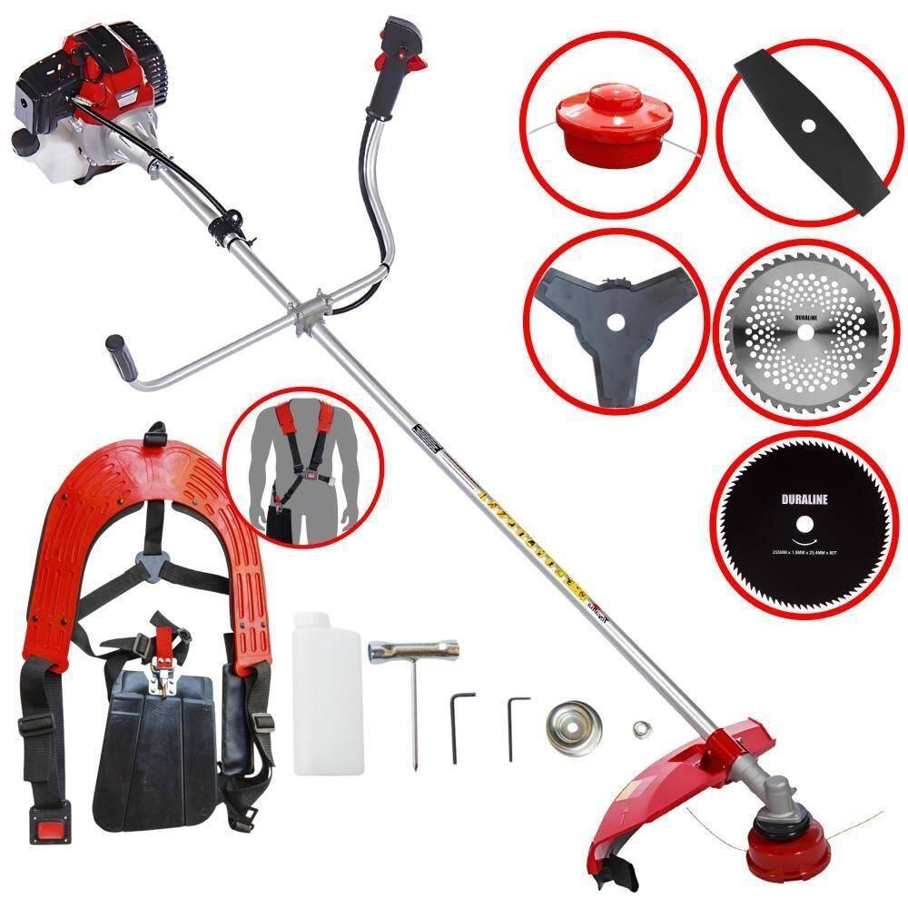 Roçadeira Robusta Toyama Rt43-l Com Carretel + 4 Lâminas