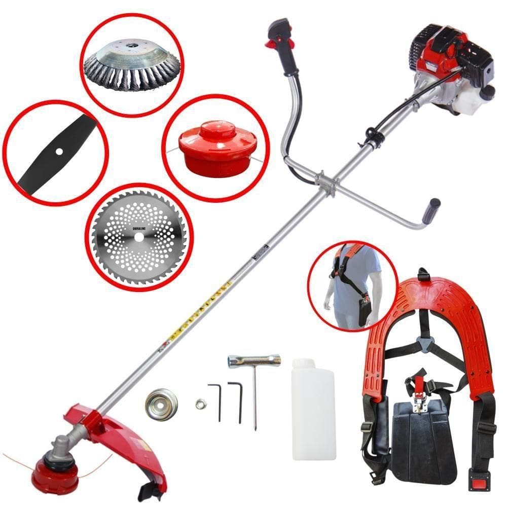 Roçadeira Rt43l Com Carretel Faca 3p E 40d + Escova De Aço