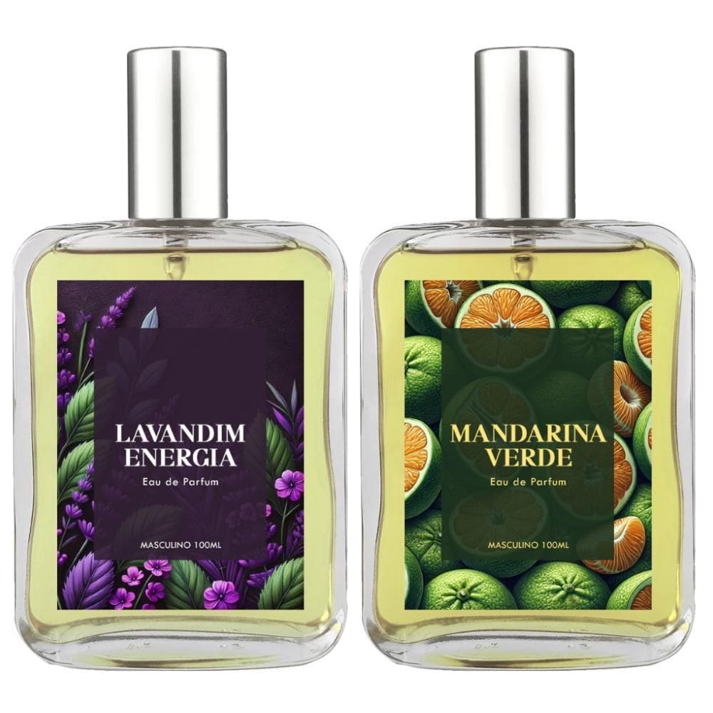 Kit Perfume Masc. Lavandim Energia E Mandarina Verde 100Ml