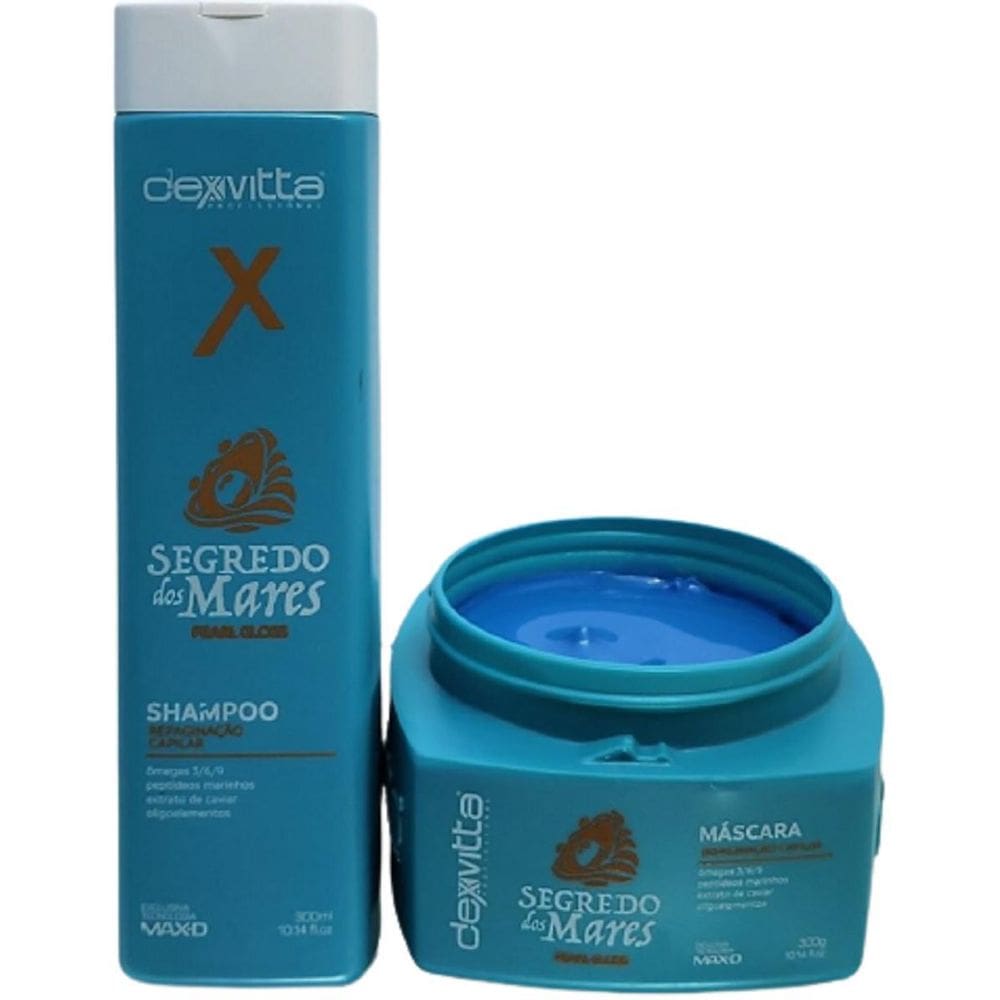 Kit Shampoo 300Ml Mascara 300G Segredo Dos Mares Dexvitta