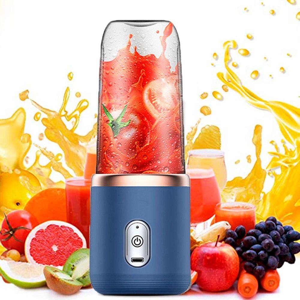 Mini Liquidificador Portátil Usb 400Ml Potente Para Frutas