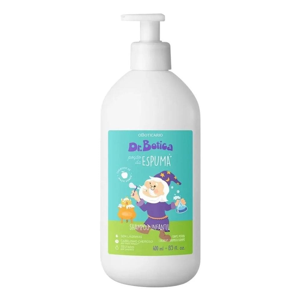 10X Dr Botica Shampoo Poção Da Espuma 400 Ml - O Boticário