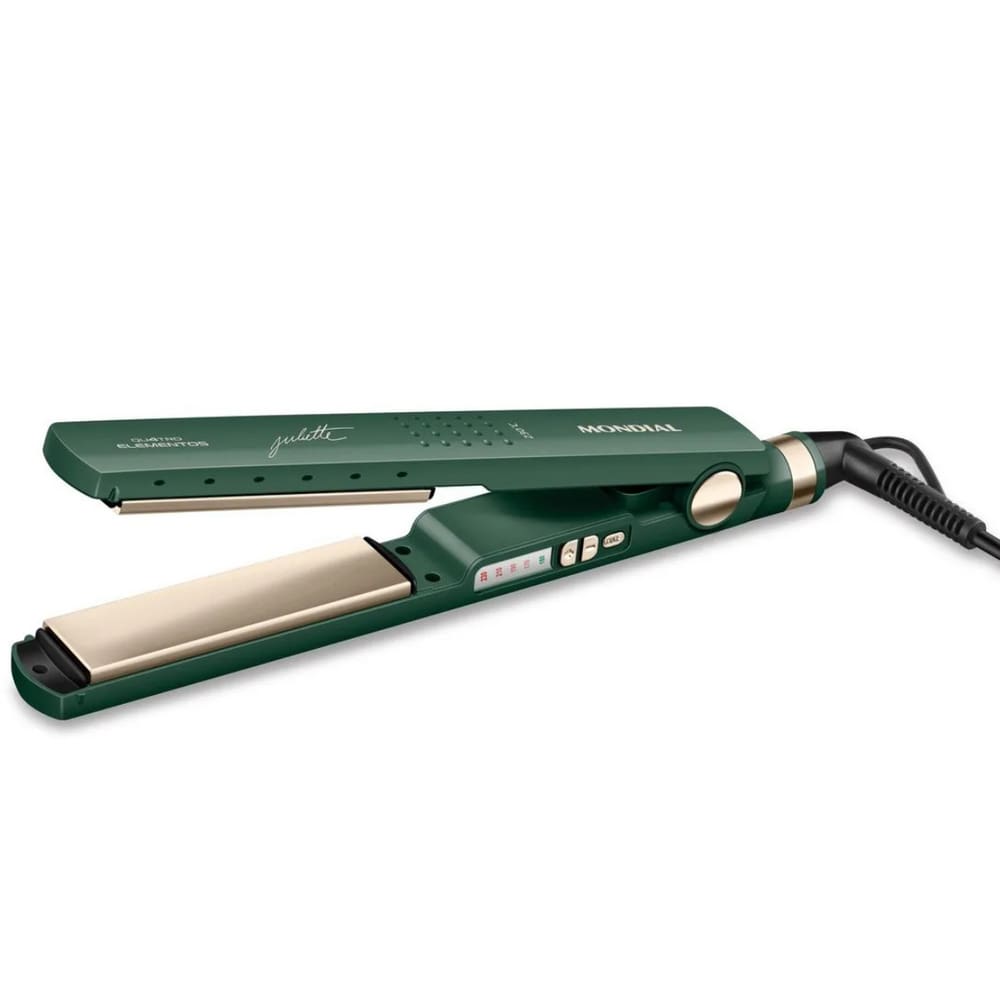 Chapinha de Cabelo Profissional  230°C/450°F  Mondial Titanium Pro Cerâmica Progressivas e Salões de Beleza