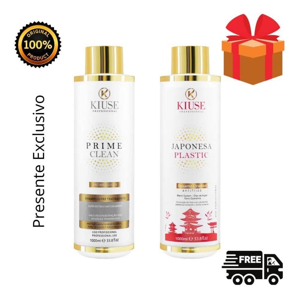 10X Escova Progressiva Japonesa Kiuse + Presente Exclusivo