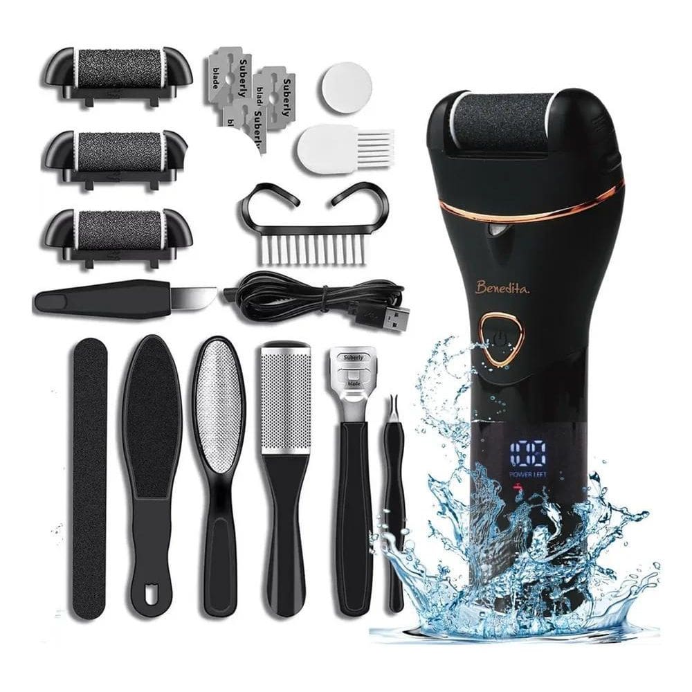 2X Benedita 10975 Elétrico Usb Lixadeira De Pé Automática Re