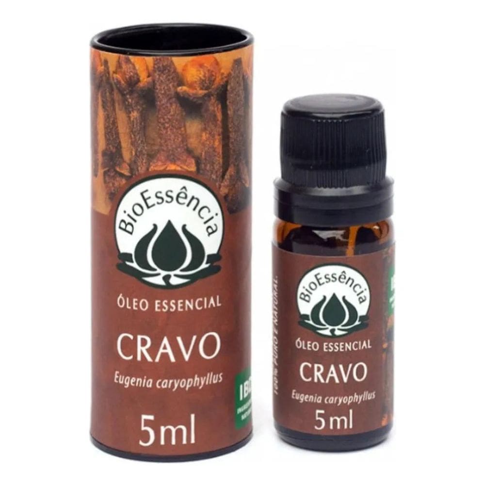 5X Óleo Essencial De Cravo 5Ml Puro E Natural - Aromaterap