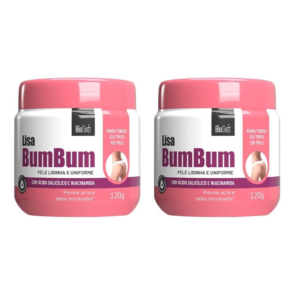 Creme Para Espinhas No Bumbum Fórmula Tratamento Lisa Kit 2X