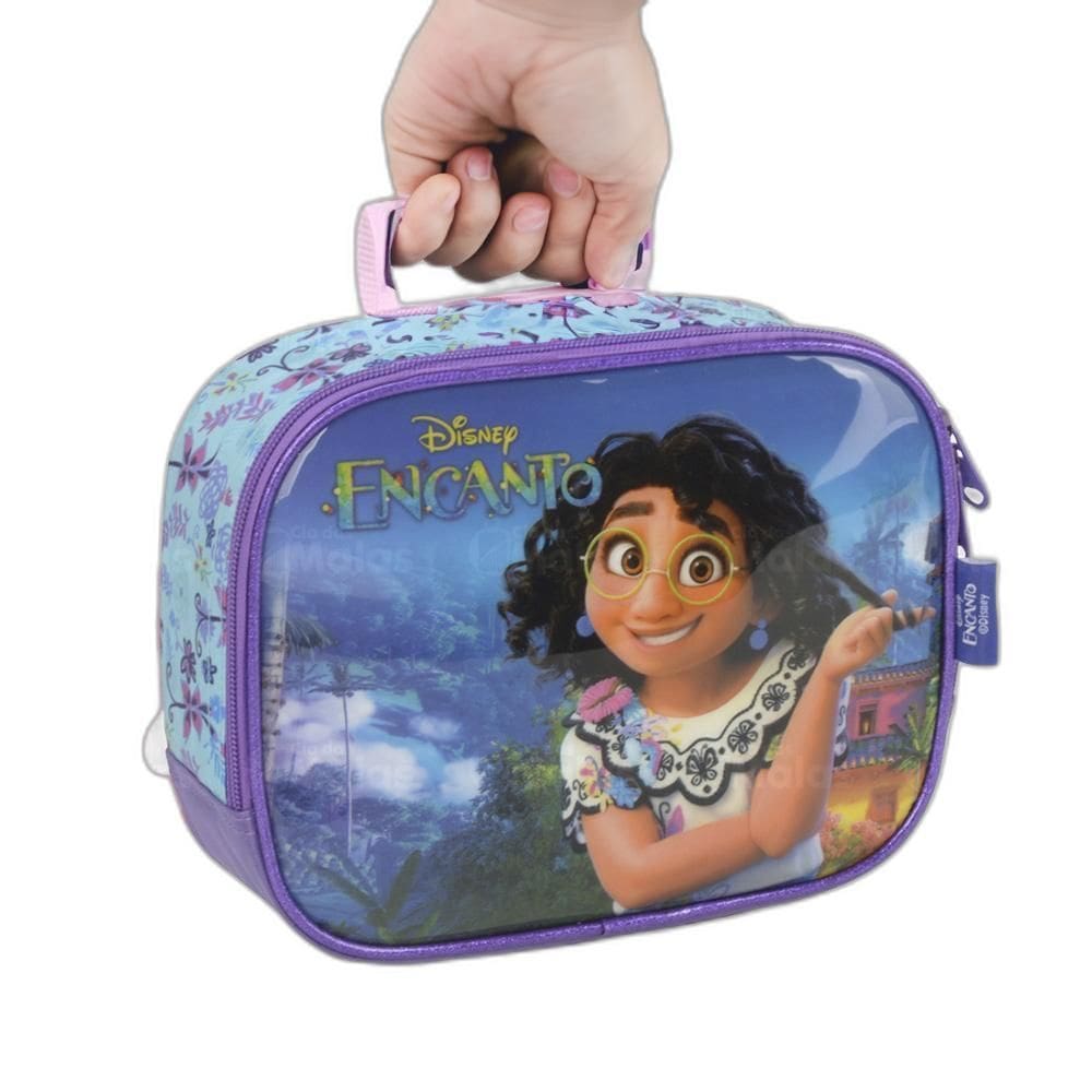Lancheira Térmica Escolar Infantil Encantada Disney Luxcel
