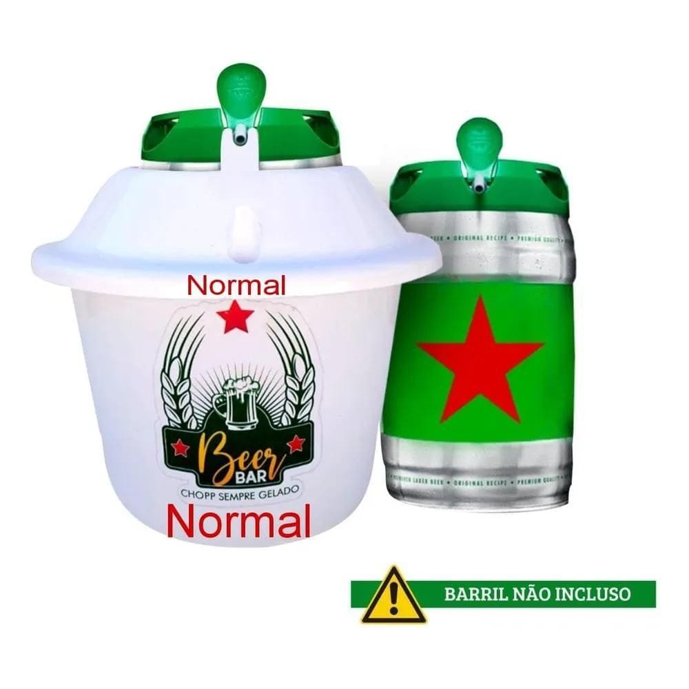 5X Chopeira Portatil À Gelo Para Barril 5L Conforme Fotos/Vi