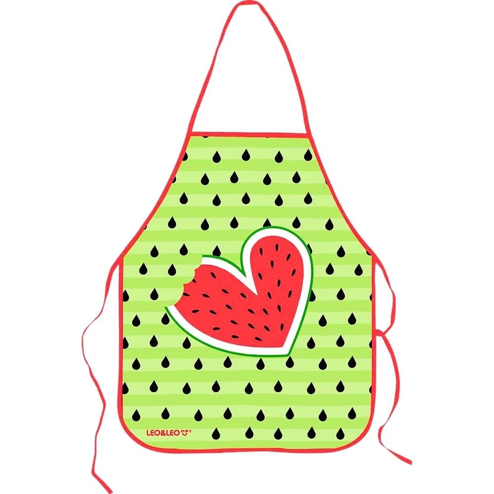 Avental Escolar Decorado Melancia Infantil 49x39 LeoeLeo