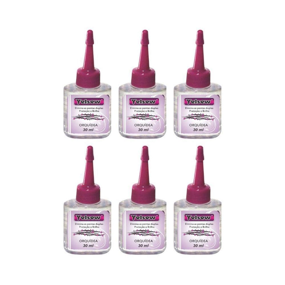 Reparador De Pontas Yelsew 30Ml Orquidea - Kit Com 6Un