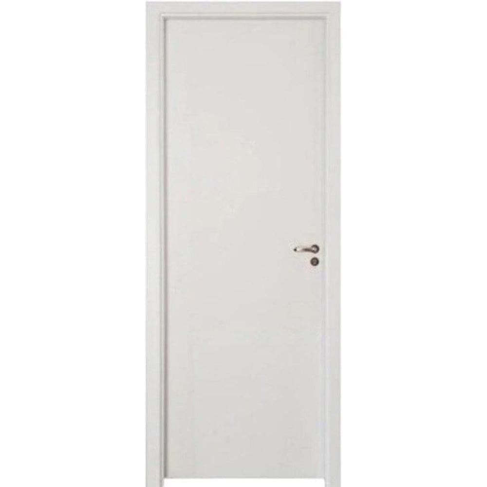 Kit Porta de MDF Pinhal M15/20 Interna, Abertura à Esquerda 213x85 cm, Branco