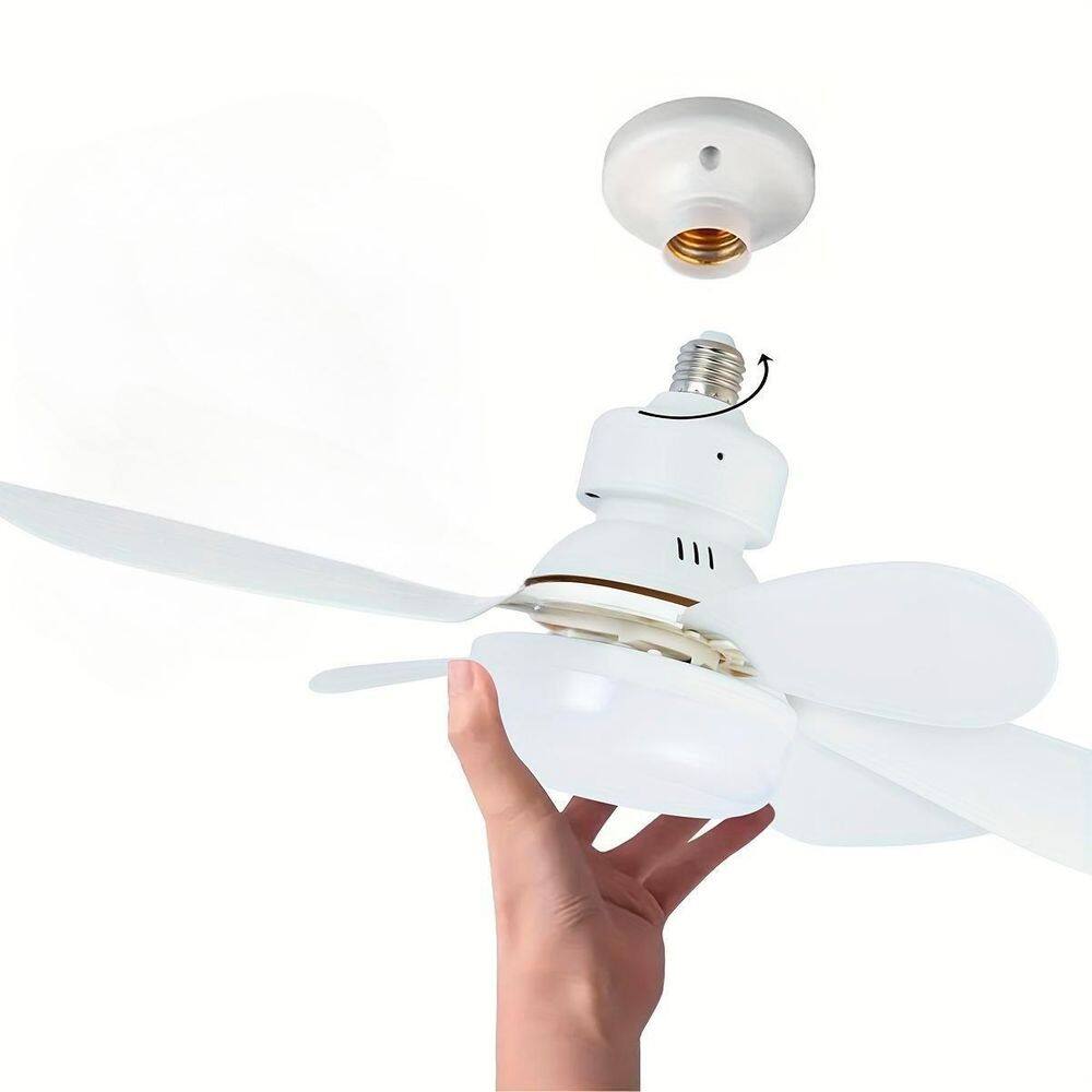 Ventilador Teto Potente 6 Pás Controle E Lâmpada Silencioso