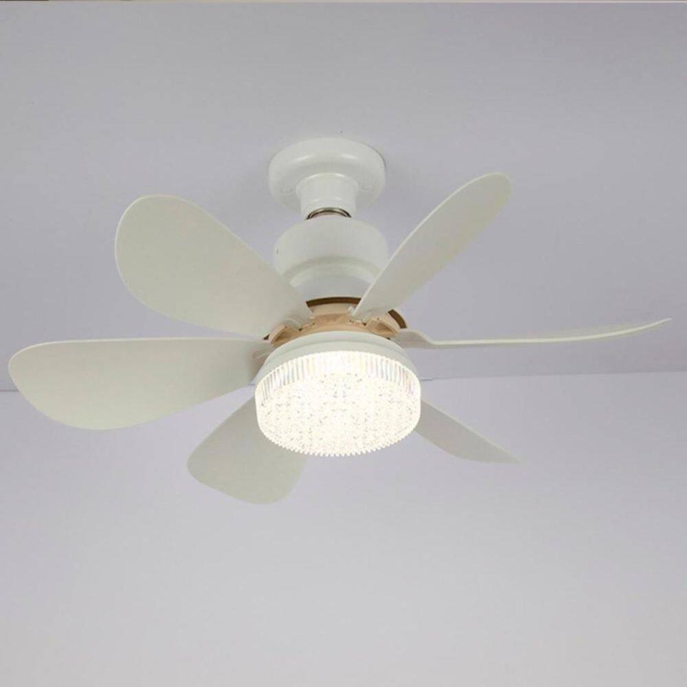 Ventilador De Teto Bivolt Controle Lâmpada Silencioso 6 Pás
