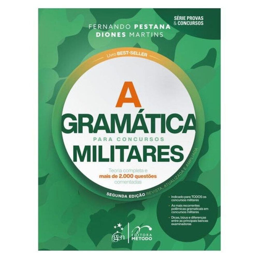 A Gramática Para Concursos Militares - 2ª Edição 2026