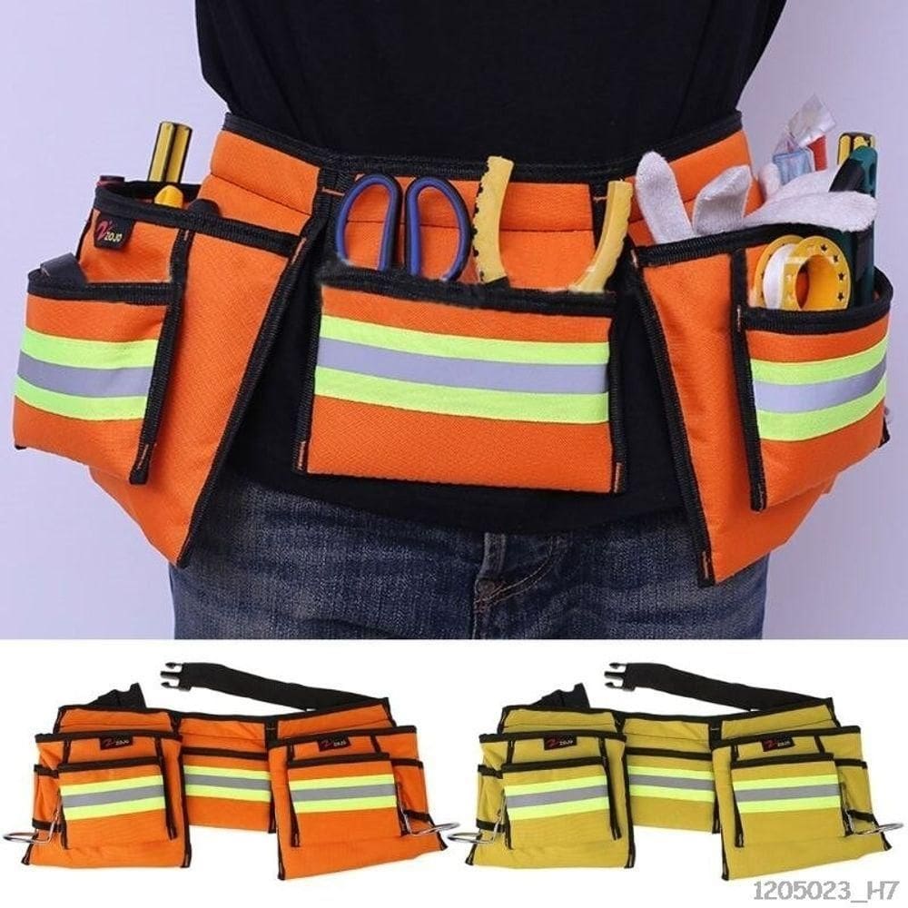 Cinto Suporte Ferramentas 9 Divisórias Material Oxford Multi