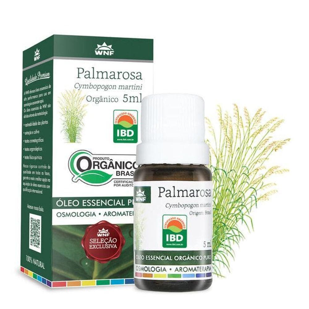 Óleo Essencial Palmarosa 5Ml Wnf