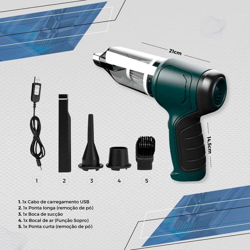 Sem Fio Mini Aspirador Portátil Doméstico Recarregável