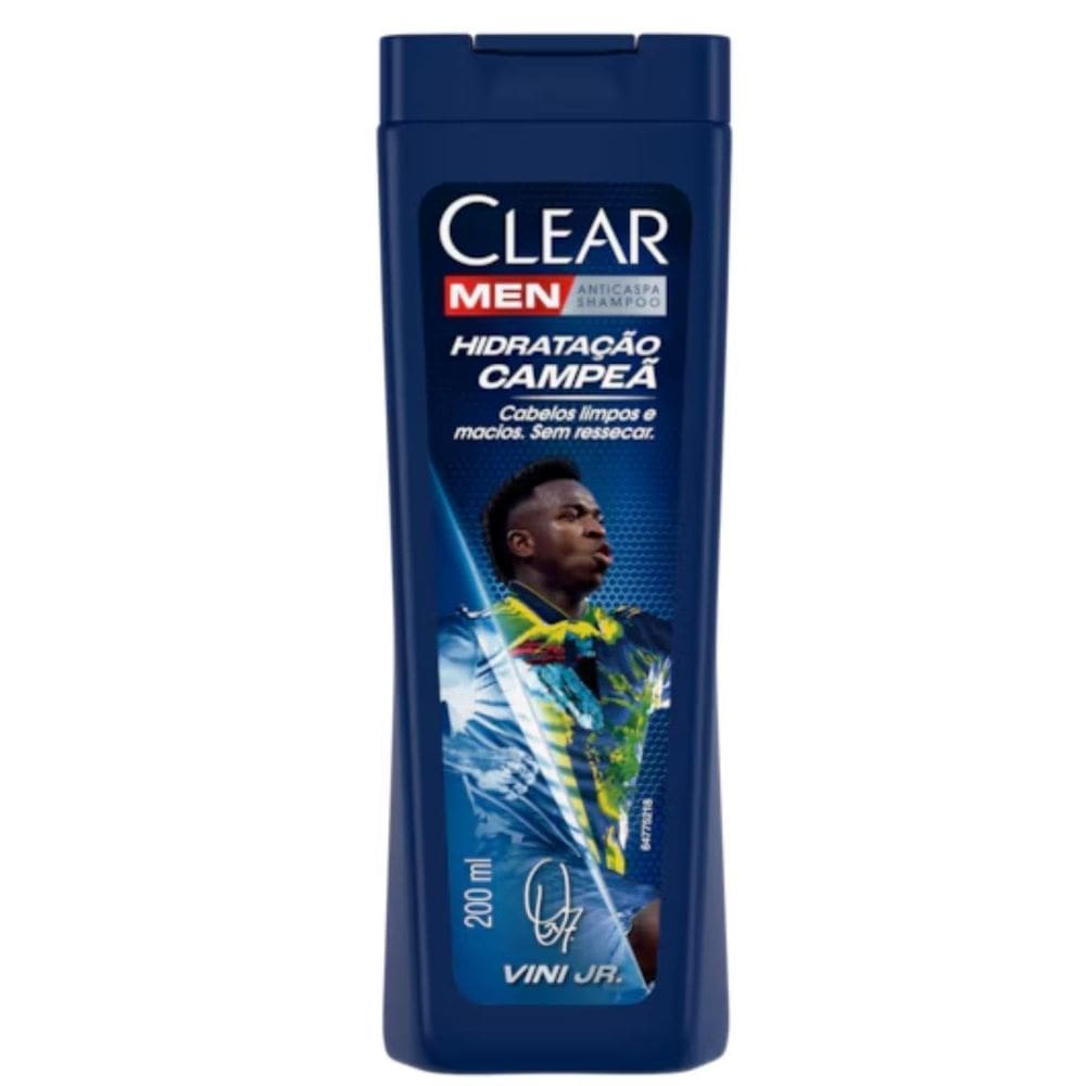 Shampoo Clear Men 400Ml Hidratação Campeã Anticaspa