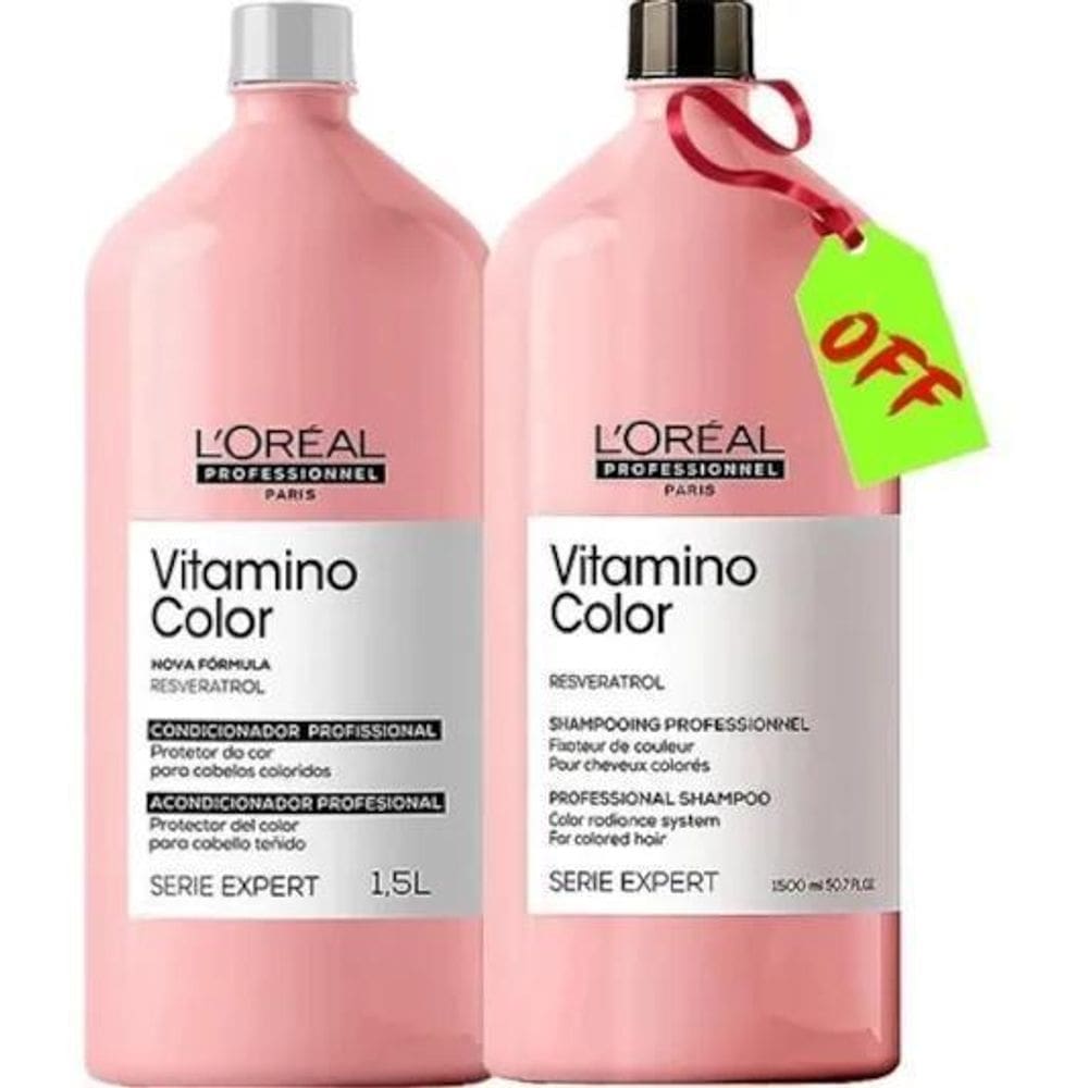 Kit Shampoo E Condicionador Loreal Vitamino