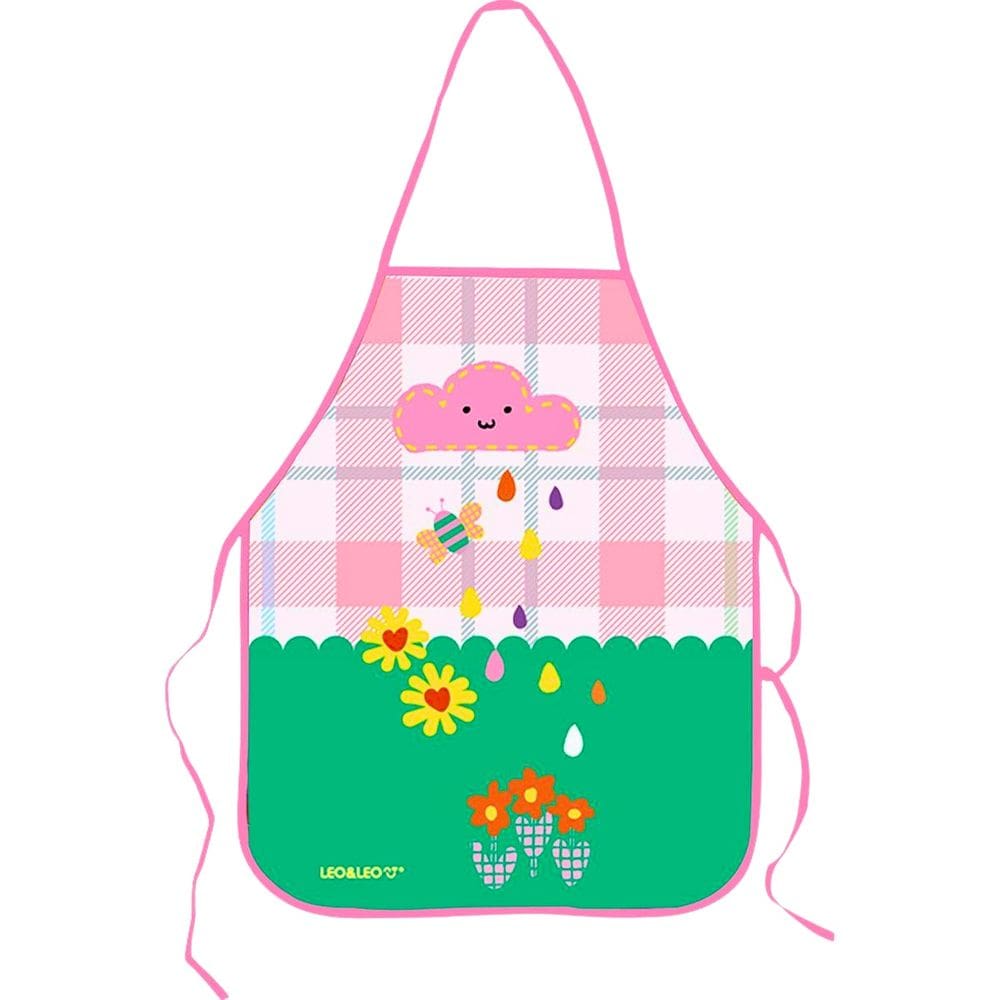 Avental Escolar Decorado Jardim Infantil 49x39 LeoeLeo