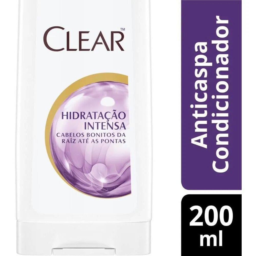 10X Condicionador Clear Women Anticaspa Hidratação Intensa