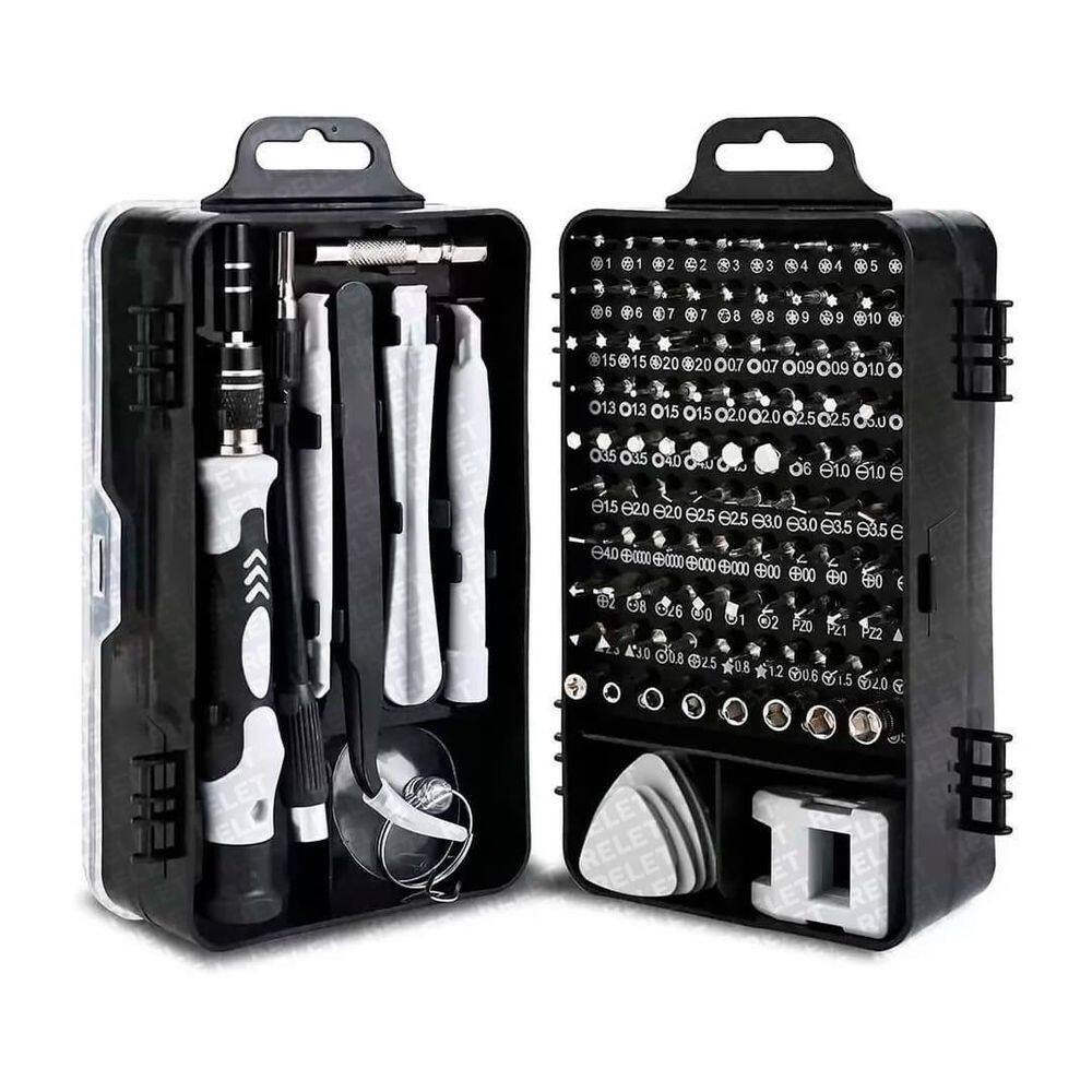 Kit Multi Uso Ferramenta Reparo Limpeza 115 Pcs
